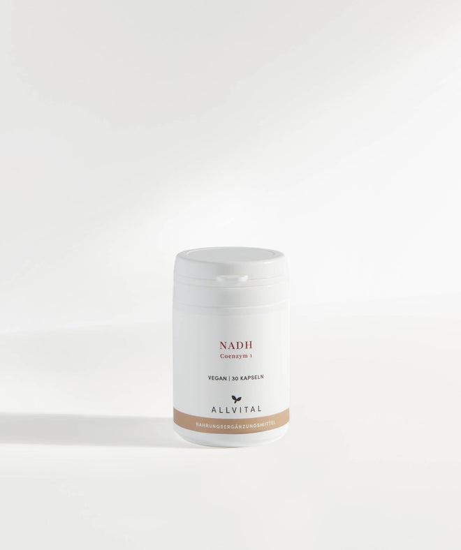 Allvital NADH contient du NADH sous une forme protégée contre l'oxydation pour la production d'énergie. Allvital NADH contient du NADH sous une forme protégée contre l'oxydation pour la production d'énergie.